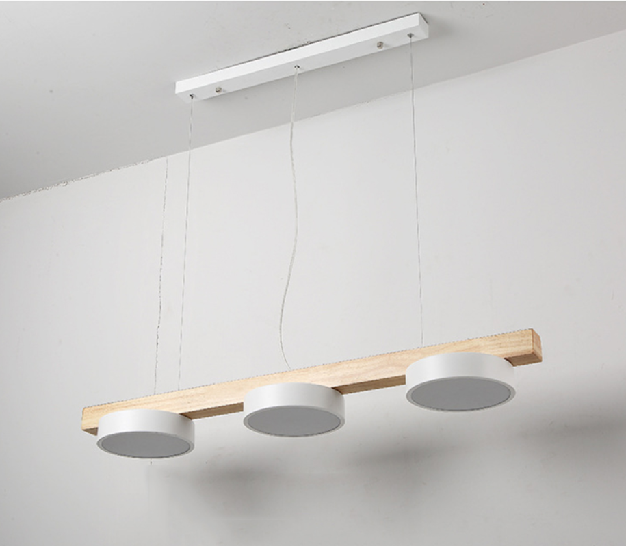 SimaAvize Ultra Moder Ahşap Yemek Avize 3'lü - Görsel 2