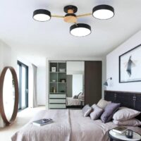 SimaAvize Conza Led Avize Siyah 3'lü