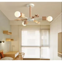 SimaAvize Postmodern Flake Ahşap Avize