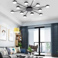 SimaAvize Modern Led Tavan Avize 12'li