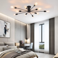 SimaAvize Modern Hander Avize 10'lu  Siyah