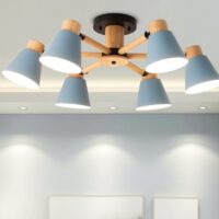 SimaAvize Pretty Ahşap Oynar Avize-7031