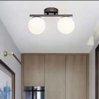 SimaAvize Modern Opal Camlı Glop Karpuz 2'li Avize