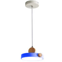 SimaAvize Tekli Modern Avize -Mavi